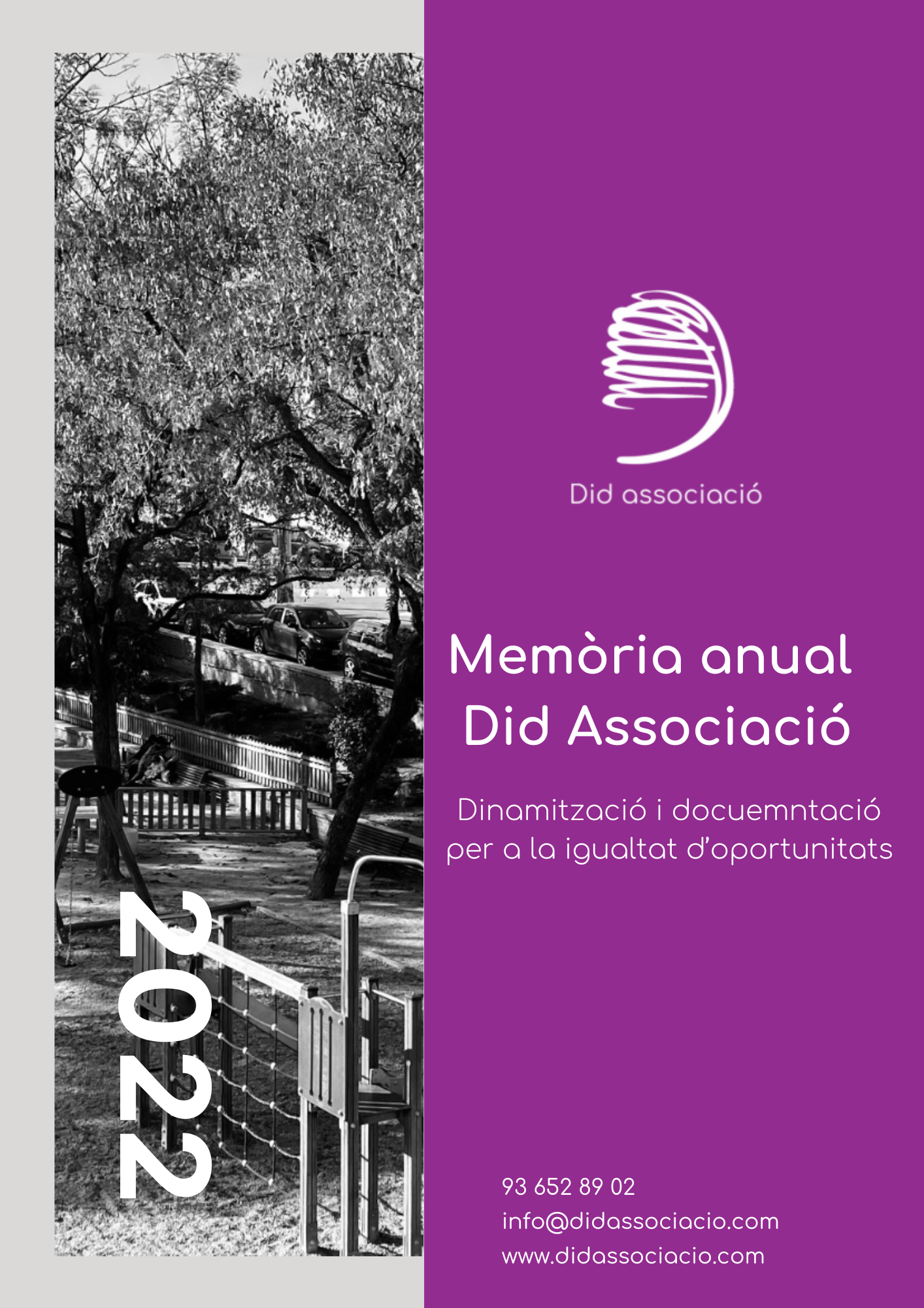 Portada Memòria asscociació